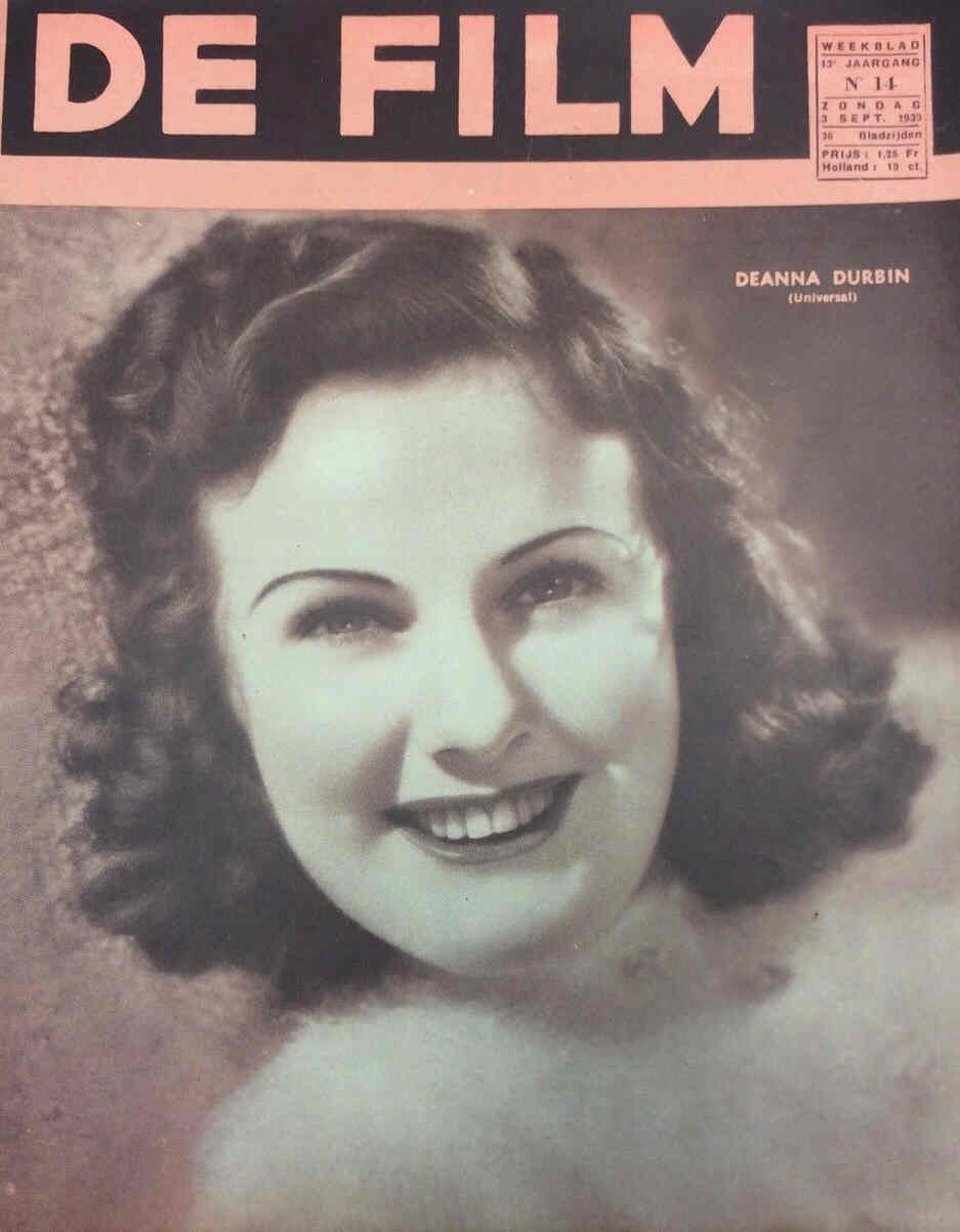 DE FILM magazine side cover 3 September 1939