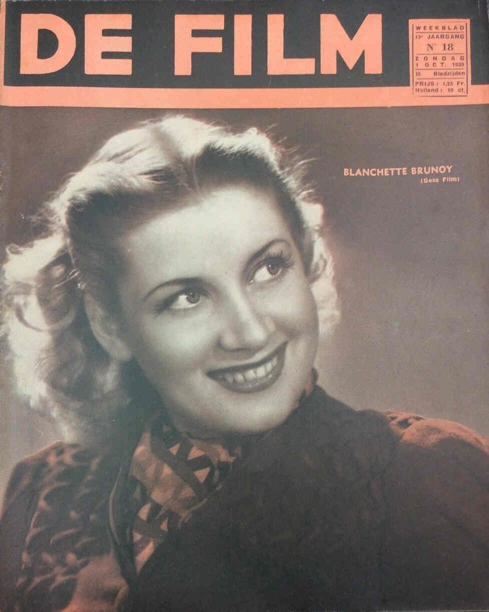 DE FILM magazine side cover 1 October 1939