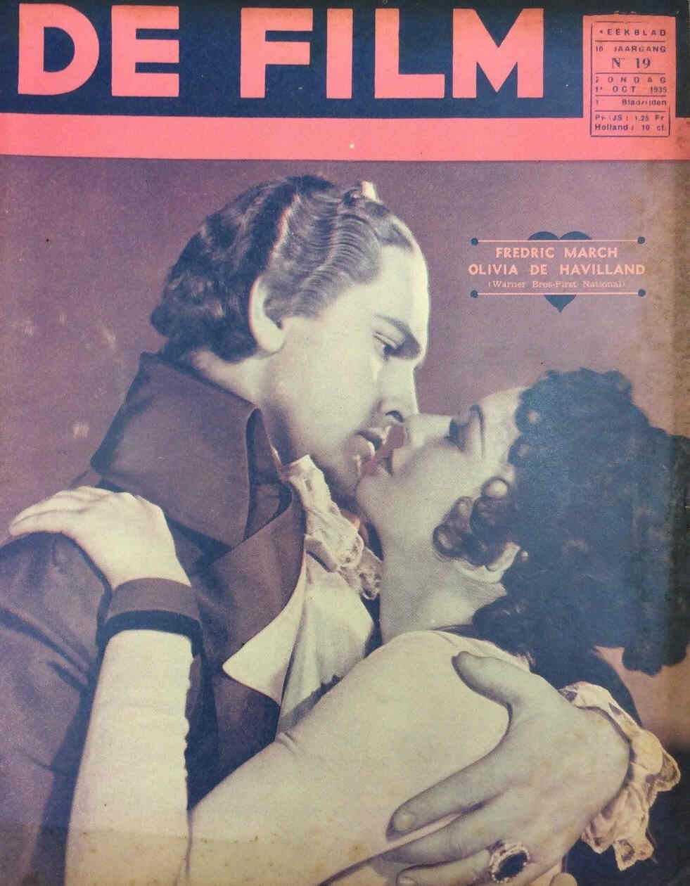 DE FILM magazine side cover 1 October 1939