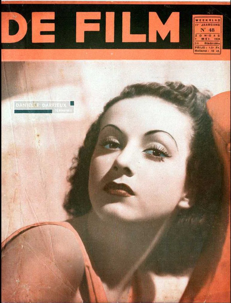 DE FILM magazine side cover 1 May 1938
