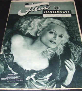 DEUTSCHE FILM ILLUSTRIERTE magazine side cover 6 July 1949