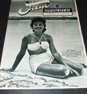 DEUTSCHE FILM ILLUSTRIERTE magazine side cover 13 July 1949