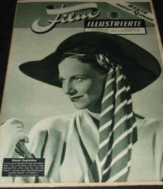 DEUTSCHE FILM ILLUSTRIERTE magazine side cover 4 October 1949