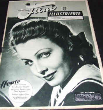 DEUTSCHE FILM ILLUSTRIERTE magazine side cover 15 November 1949