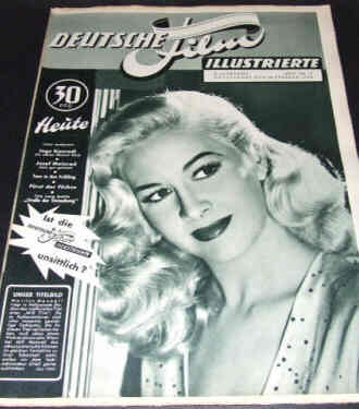 DEUTSCHE FILM ILLUSTRIERTE magazine side cover Issue 7 14 February 1950