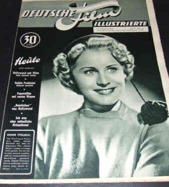 DEUTSCHE FILM ILLUSTRIERTE magazine side cover Issue 9 28 February 1950