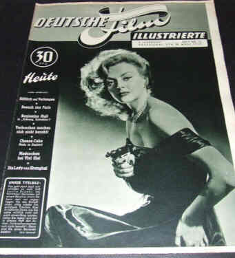 DEUTSCHE FILM ILLUSTRIERTE magazine side cover Issue 13 28 March 1950