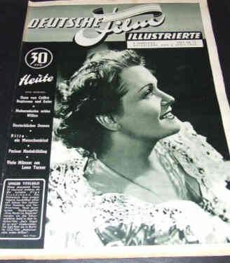 DEUTSCHE FILM ILLUSTRIERTE magazine side cover Issue 14 4 April 1950