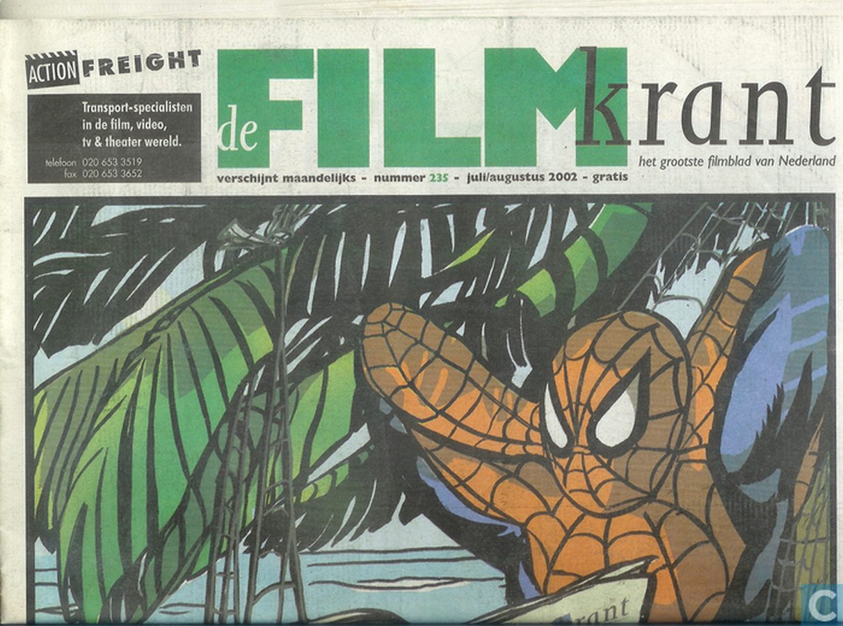 FILMKRANT | DE magazine side cover Issue 235 July/August 2002