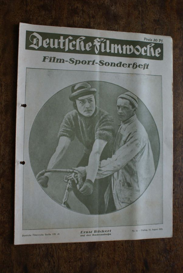 DEUTSCHE FILMWOCHE magazine side cover Issue 16 14 August 1925