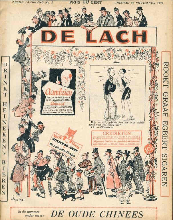 LACH | DE magazine side cover 22 November 1929