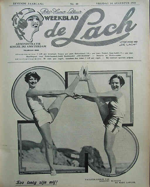 LACH | DE magazine side cover 14 August 1931