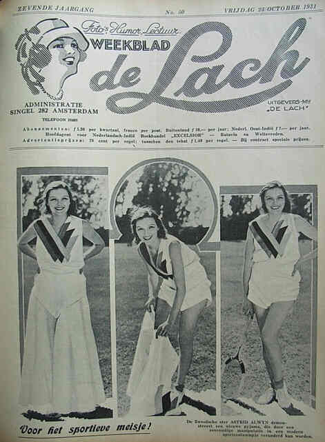 LACH | DE magazine side cover 23 October 1931