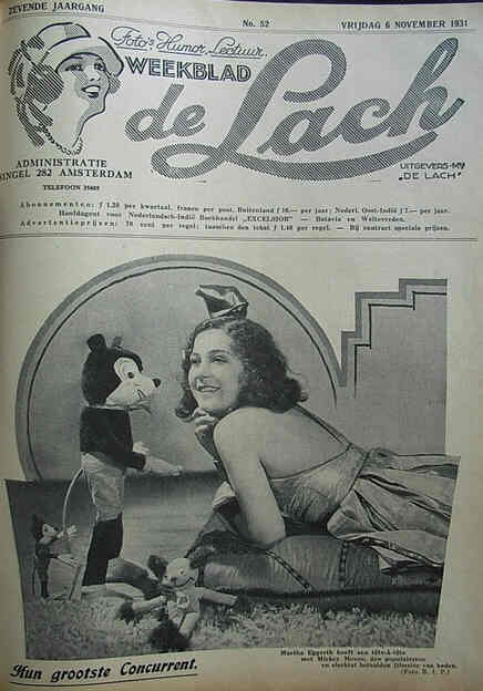 LACH | DE magazine side cover 6 November 1931