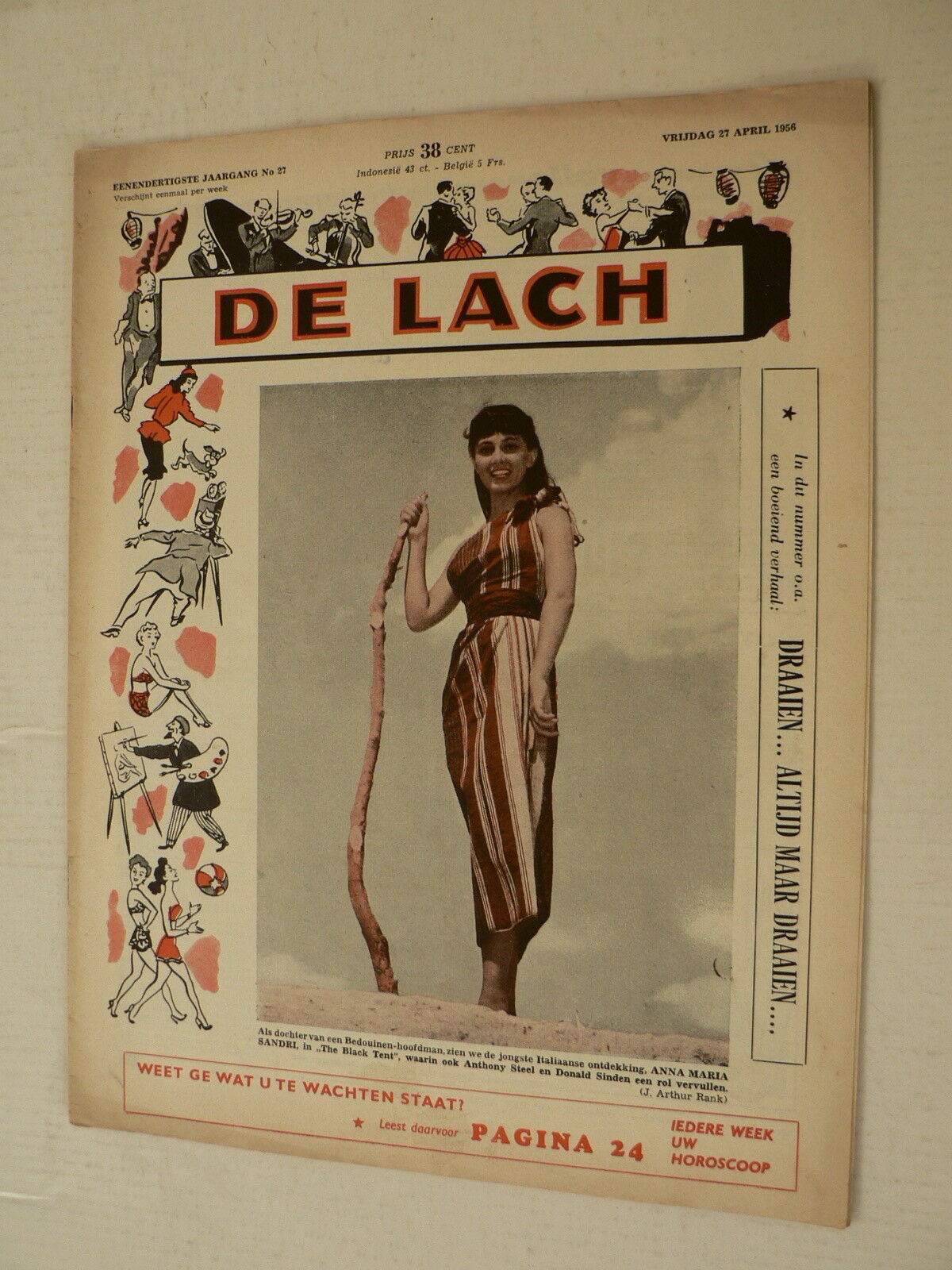 LACH | DE magazine side cover Issue 27 27 April 1956