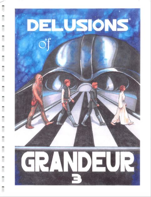 DELUSIONS OF GRANDEUR magazine side cover Issue 3  2002