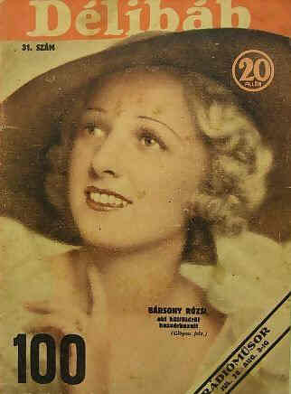 DELIBAB magazine side cover 27 July 1935