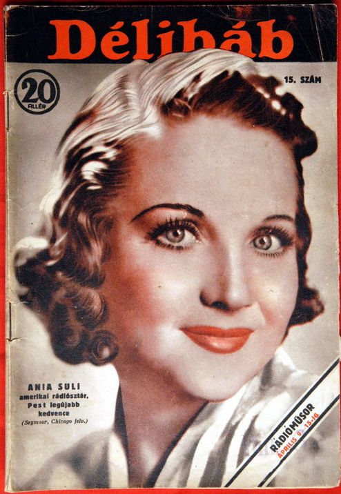 DELIBAB magazine side cover 9 April 1939