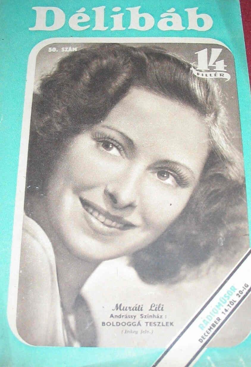 DELIBAB magazine side cover 14 December 1941
