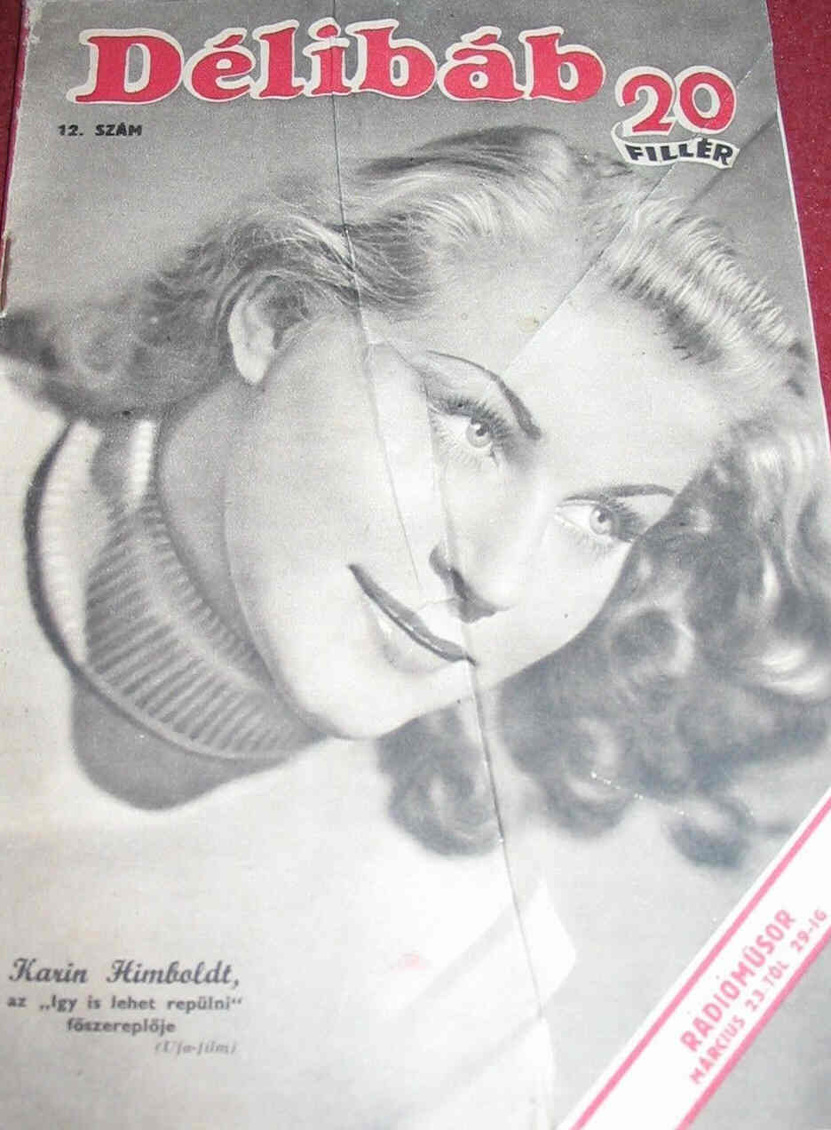 DELIBAB magazine side cover 23 March 1942