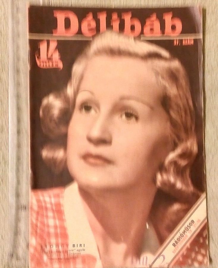 DELIBAB magazine side cover 15 September 1940
