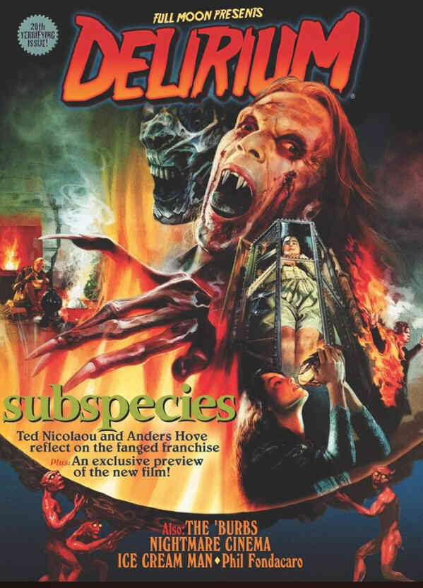 DELIRIUM (US) magazine side cover Issue 20  July 2019