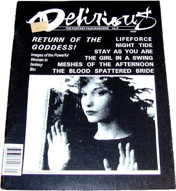 DELIRIOUS magazine side cover Issue 3  