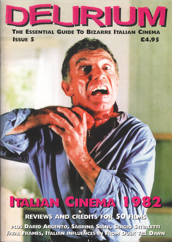 DELIRIUM magazine side cover Issue 5  1997