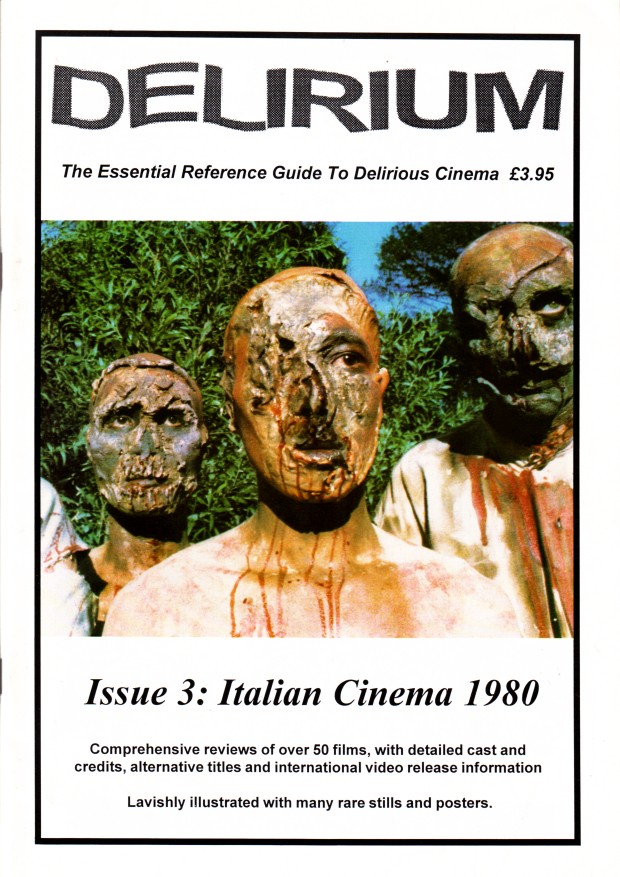 DELIRIUM magazine side cover Issue 3  1995