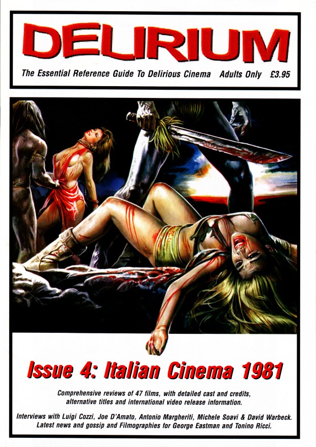 DELIRIUM magazine side cover Issue 4  1996
