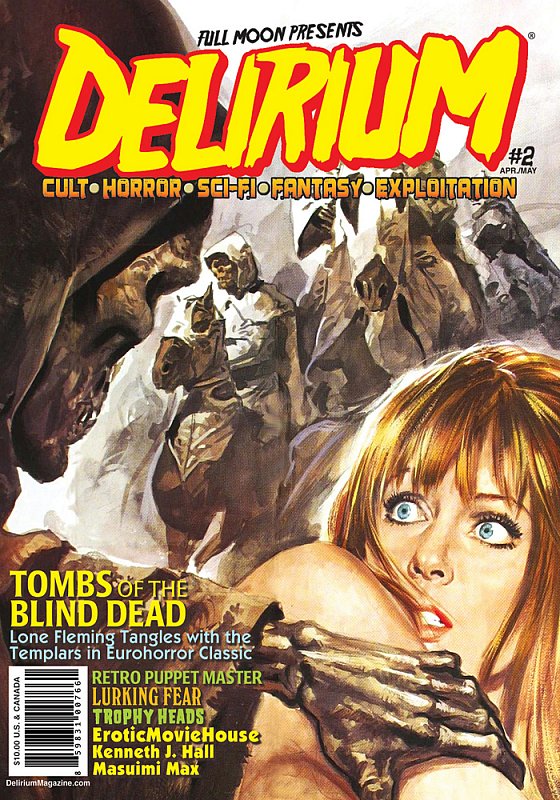 DELIRIUM (US) magazine side cover Issue 2 April/May 2014