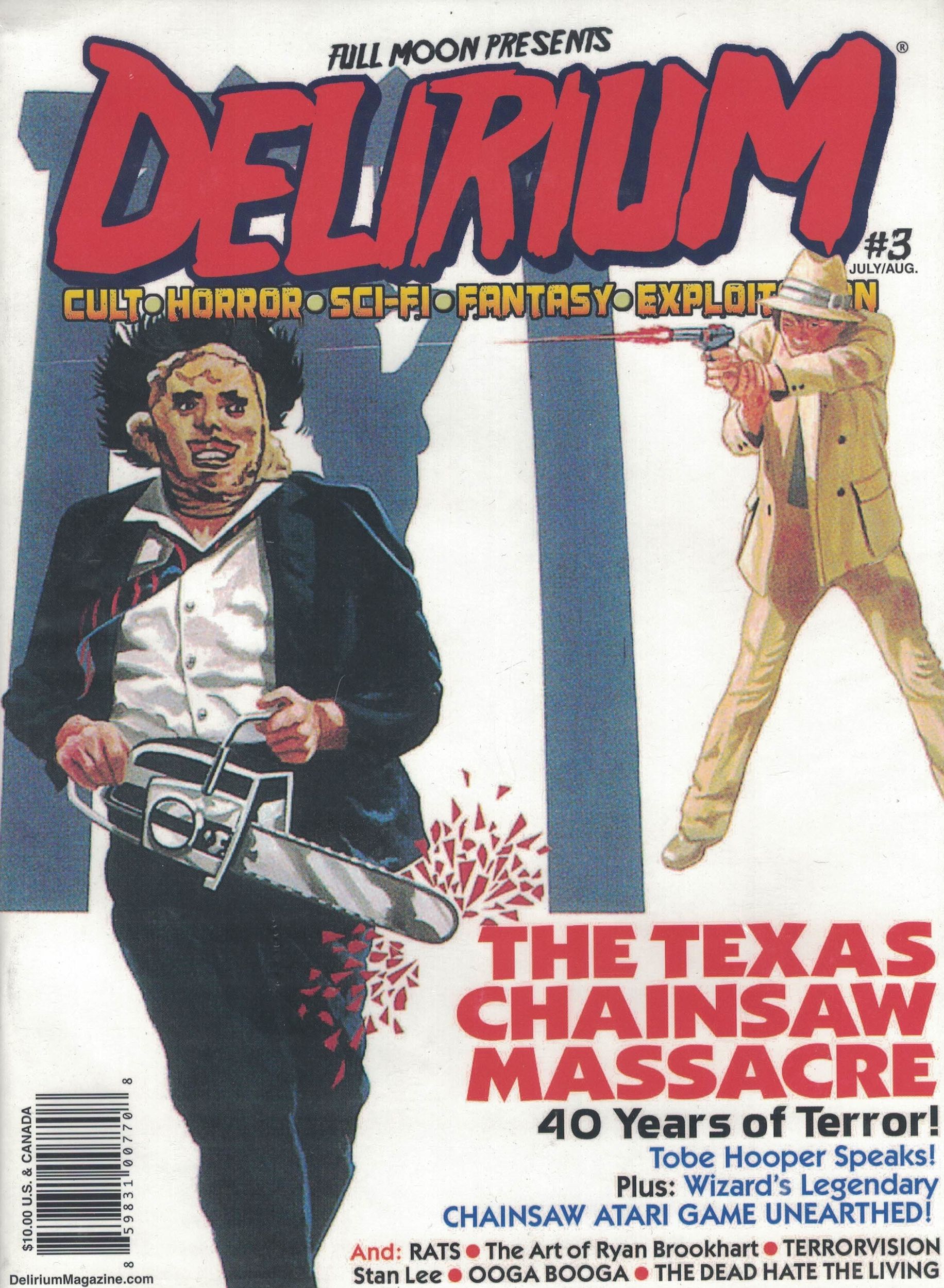 DELIRIUM (US) magazine side cover Issue 3 July/August 2014