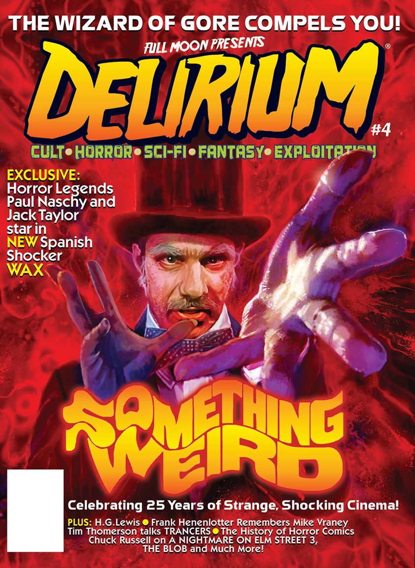 DELIRIUM (US) magazine side cover Issue 4 September/October 2014