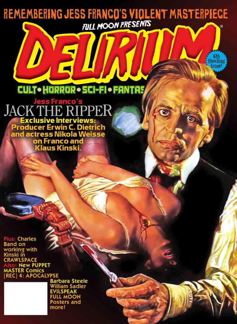DELIRIUM (US) magazine side cover Issue 6 March/April 2015