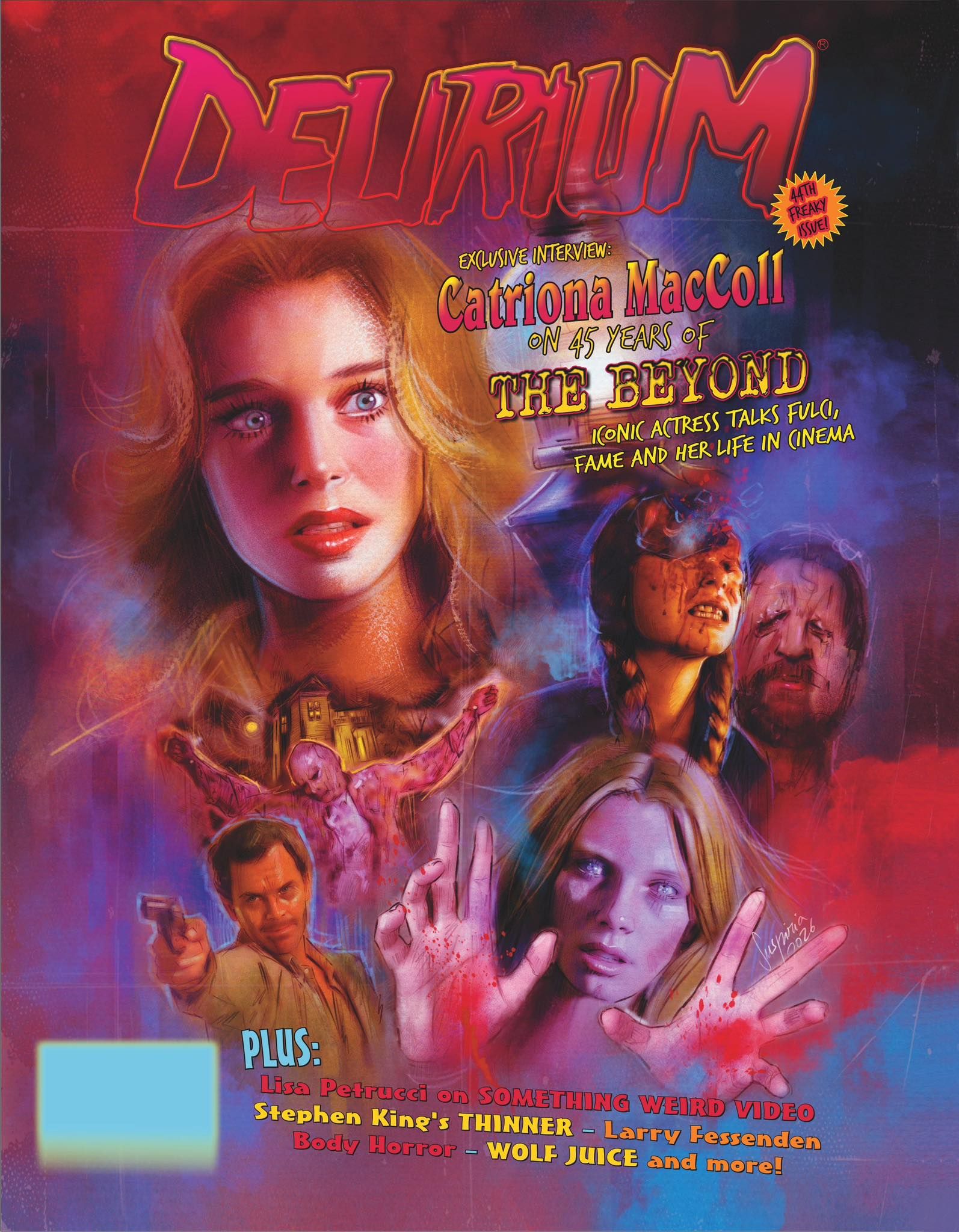 DELIRIUM (US) magazine side cover Issue 44  March 2026