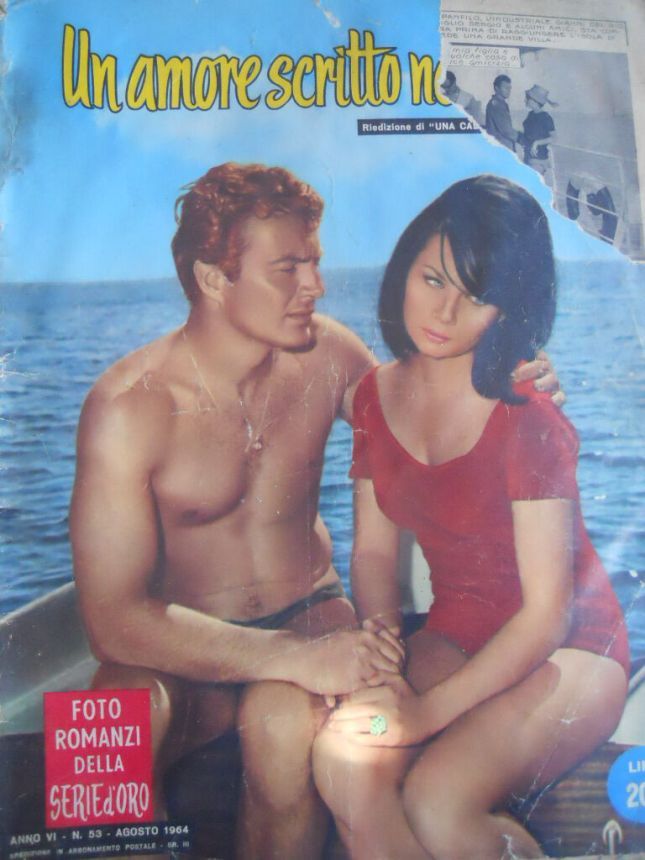 FOTO ROMANZI DELLA SERIE D ORO magazine side cover Issue 53  August 1964