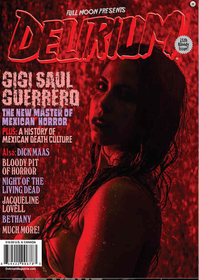 DELIRIUM (US) magazine side cover Issue 15  November 2017