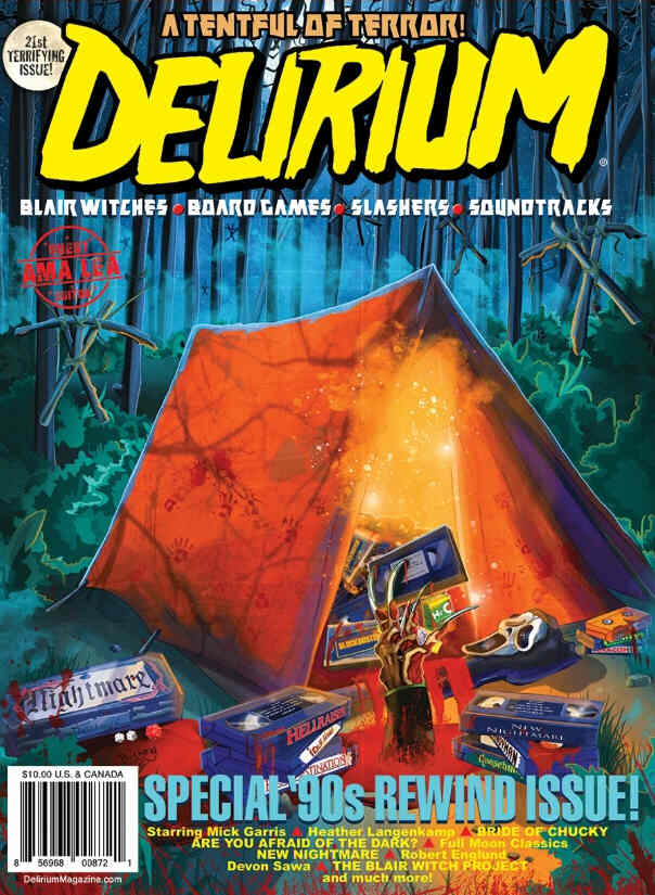 DELIRIUM (US) magazine side cover Issue 21  October 2019