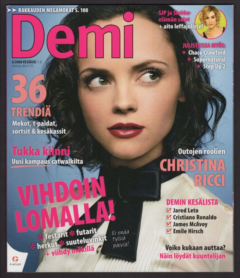 DEMI magazine side cover  June 2008
