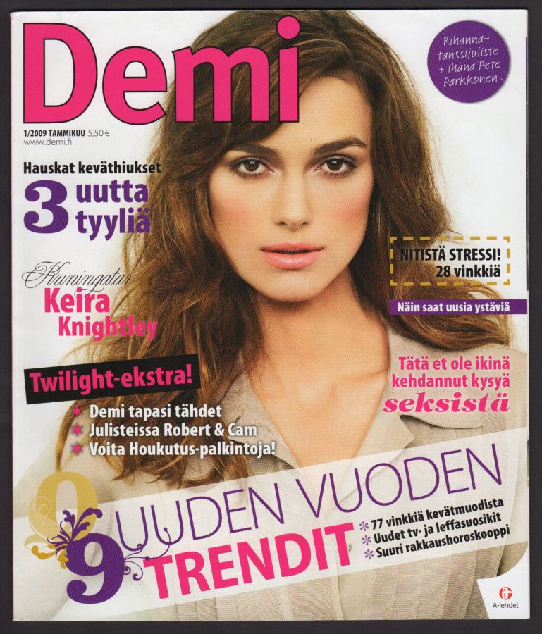 DEMI magazine side cover  January 2009