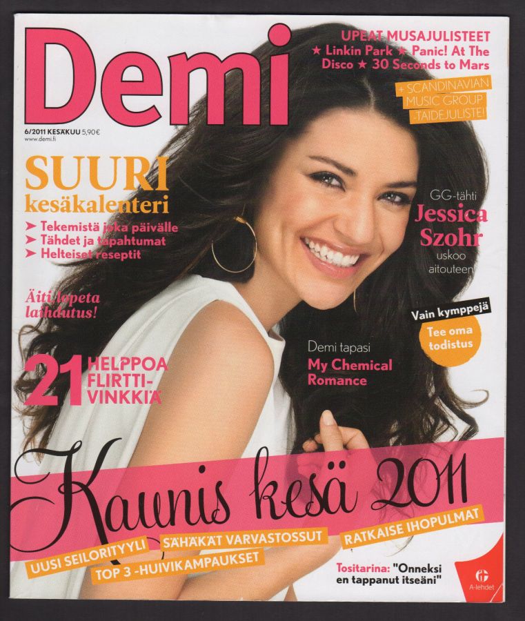 DEMI magazine side cover  June 2011