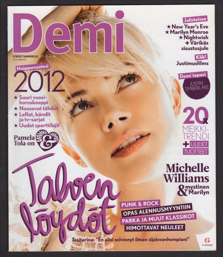 DEMI magazine side cover  January 2012
