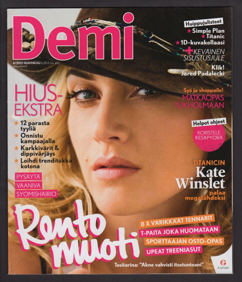 DEMI magazine side cover  April 2012