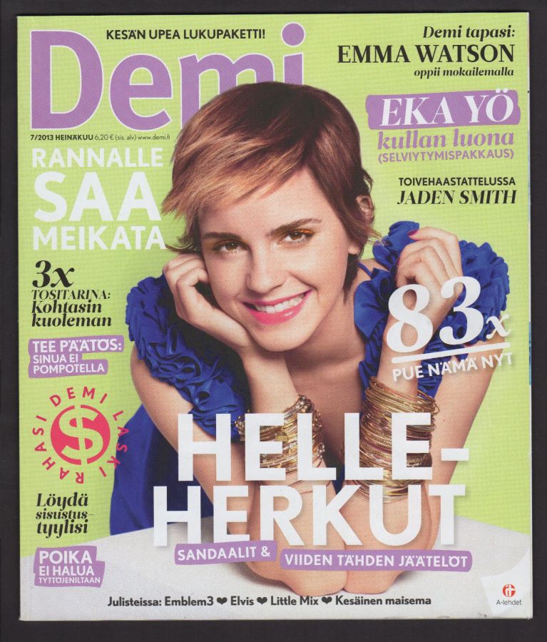 DEMI magazine side cover  July 2013
