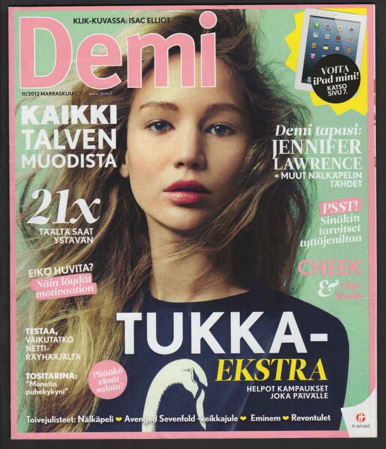 DEMI magazine side cover  November 2013