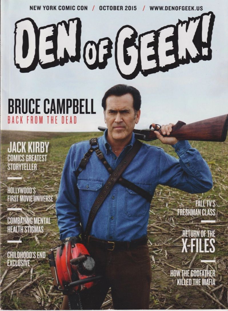 DEN OF GEEK magazine side cover  October 2015