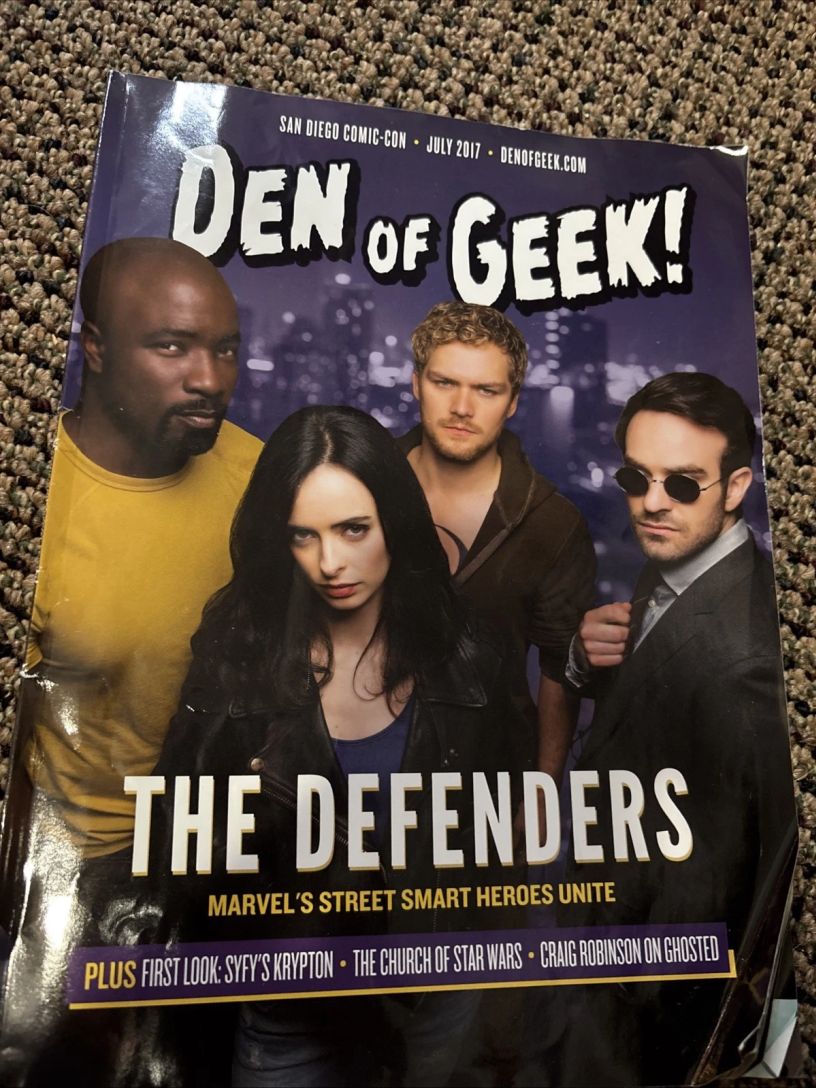 DEN OF GEEK magazine side cover  July 2017