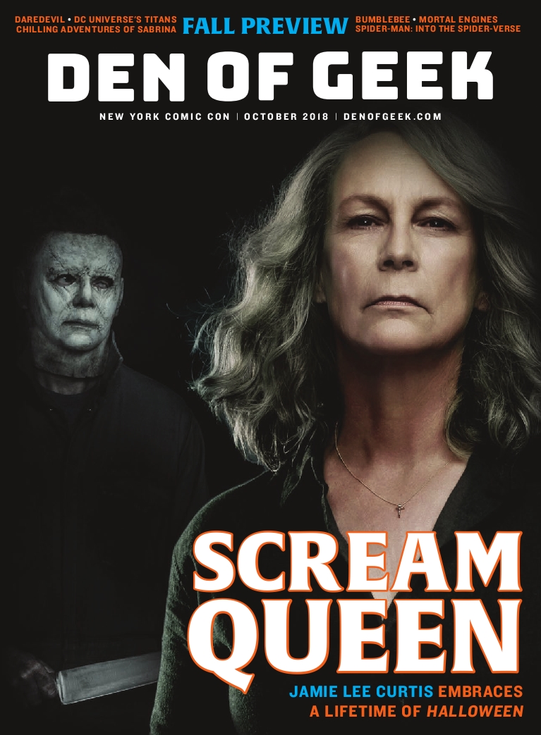 DEN OF GEEK magazine side cover  October 2018