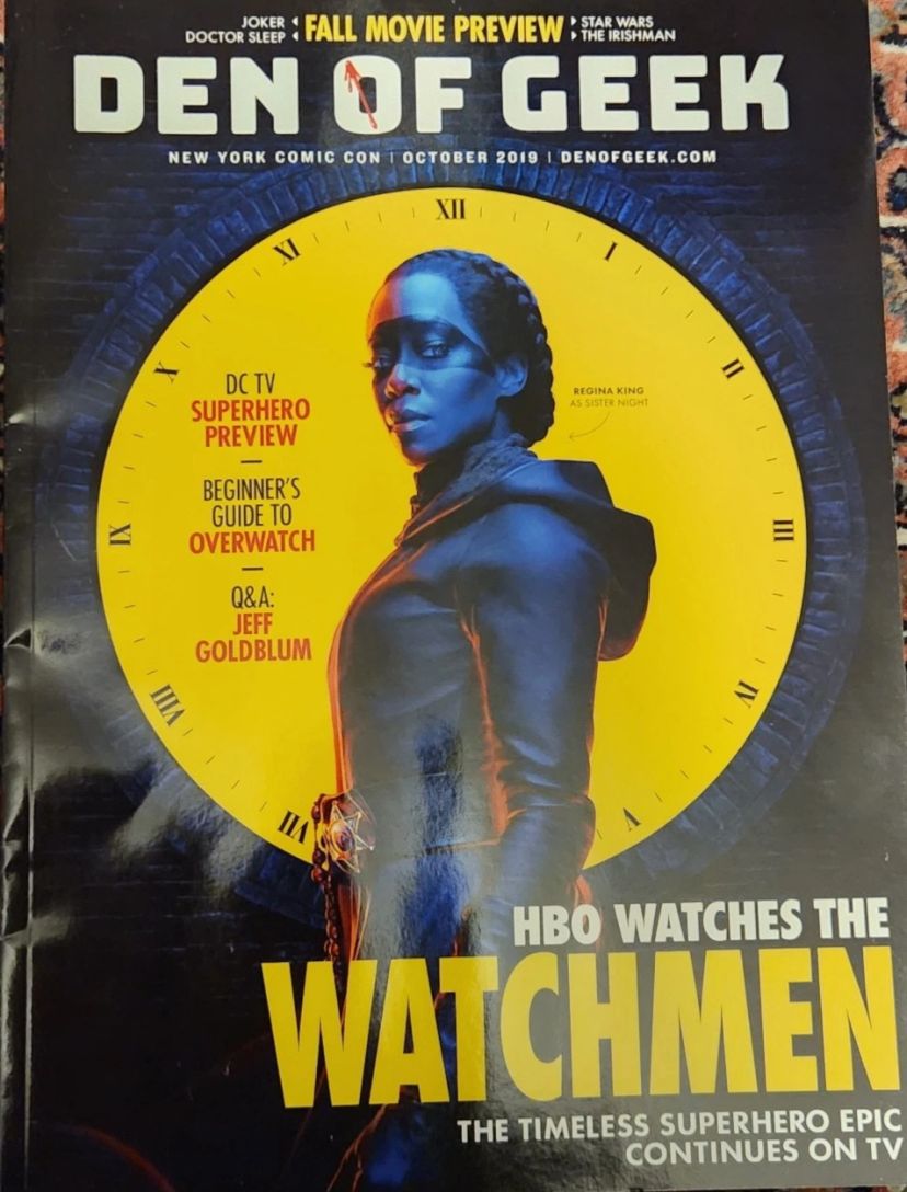 DEN OF GEEK magazine side cover  October 2019