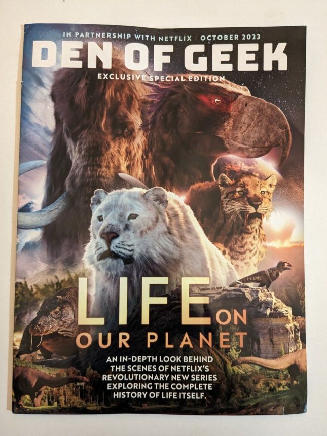 DEN OF GEEK magazine side cover  October 2023